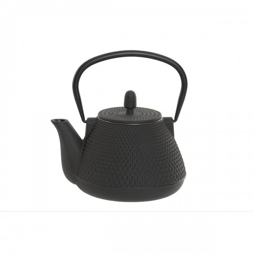 Teapot DKD Home Decor Black Stainless steel 1 L image 1