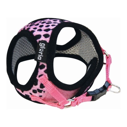 Dog Harness Gloria Leopard M 27-35 cm Pink image 1
