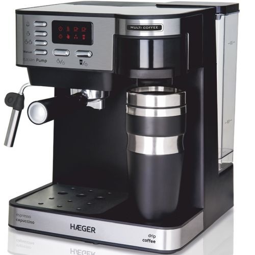 Haeger CM-145.008A Espresso and Filter Coffee Machine 1450 W image 1