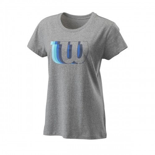 Wilson BLUR WTECH TEE Heather Grey image 1