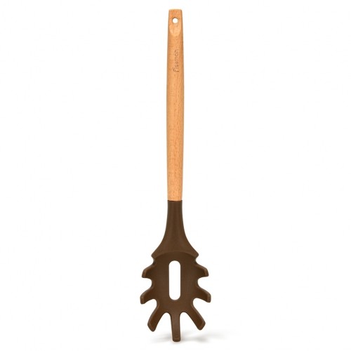 Fissman Spageti servēšanas karote CHEFS TOOLS 32.5 cm (silikona ar koka rokturi) image 1