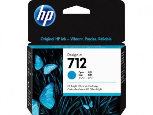 INK CARTRIDGE CYAN NO.712/29ML 3ED67A HP image 1