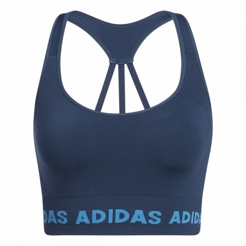 Sports Bra Adidas Aeroknit Blue image 1