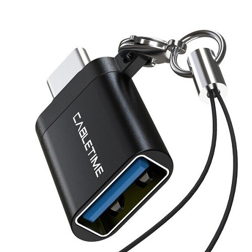 Cabletime Адаптер OTG USB 3.0 Type-C (M) - USB Type-A (F) image 1