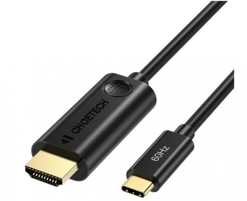 iLike  
         
       USB Type C adapter (male) to HDMI 2.0 (male) 4K 60Hz 1.8m 
     Black image 1