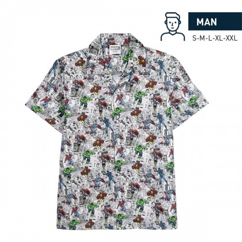 Shirt Marvel Light grey (Adults) image 1