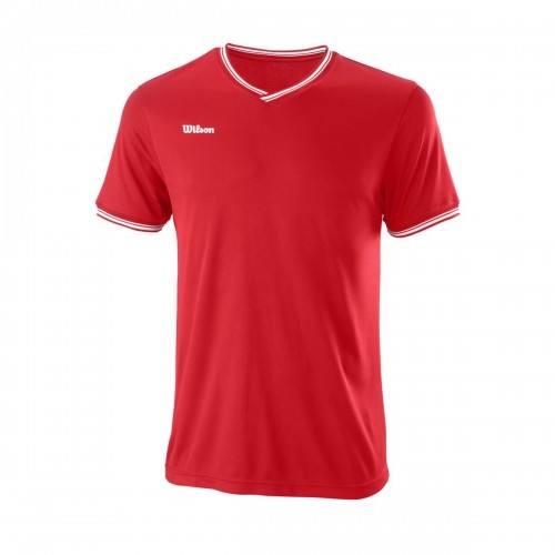 Wilson M TEAM II HIGH V-NECK Team Red image 1