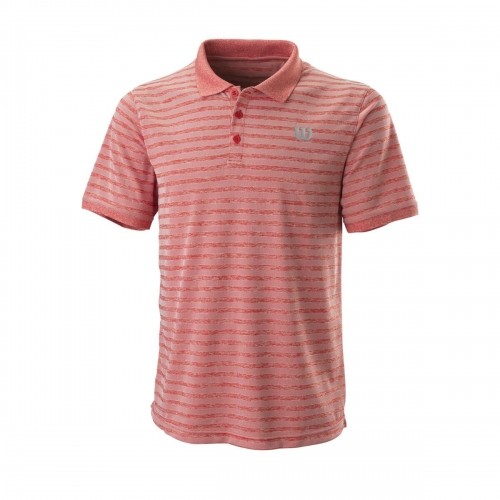 M STRIPE POLO Wilson red / White image 1