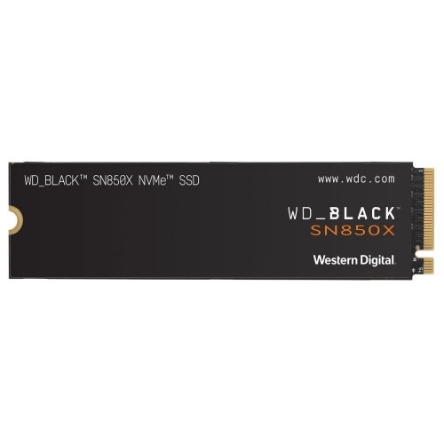 SSD|WESTERN DIGITAL|Black SN850X|1TB|M.2|PCIE|NVMe|Write speed 6300 MBytes/sec|Read speed 7300 MBytes/sec|2.38mm|TBW 600 TB|WDS100T2XHE image 1
