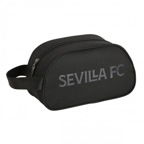 School Toilet Bag Sevilla Fútbol Club Teen Black (26 x 15 x 12 cm) image 1