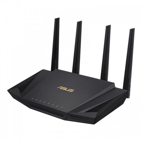 Wireless Router|ASUS|Wireless Router|3000 Mbps|USB 3.1|1 WAN|4x10/100/1000M|Number of antennas 4|RT-AX58UV2 image 1