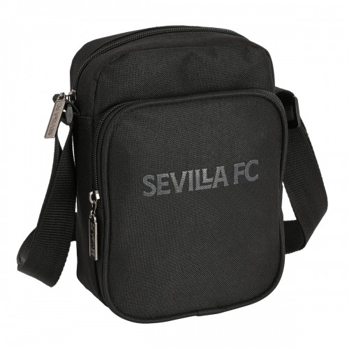 Shoulder Bag Sevilla Fútbol Club Teen 16 x 22 x 6 cm Black image 1