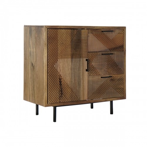 Sideboard DKD Home Decor Natural Metal Mango wood (90 x 40 x 87 cm) image 1