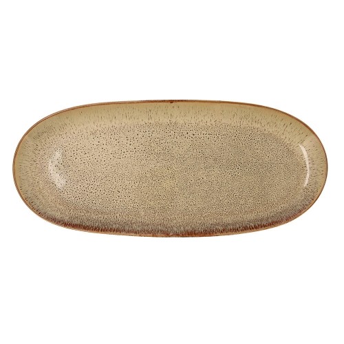 Plate Bidasoa Ikonic Ceramic Brown (36 x 16 cm) (Pack 2x) image 1
