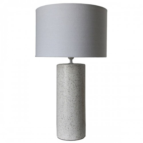 Настольная лампа DKD Home Decor 25W лён Белый Разноцветный 220 V 50 W Dolomite (28 x 28 x 50 cm) image 1