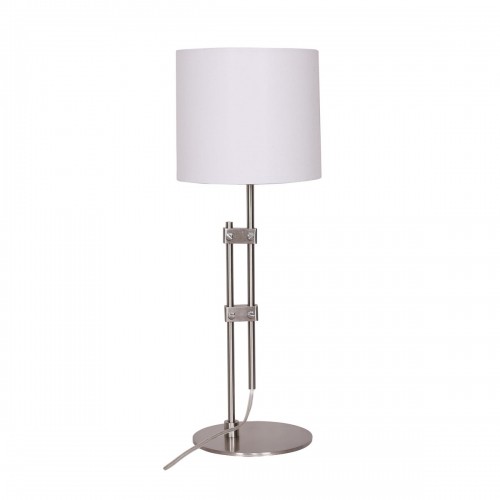 Galda lampa DKD Home Decor Sudrabains Metāls Balts Moderns (23 x 23 x 64 cm) image 1