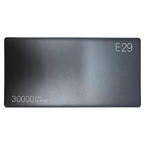 Eloop E29 Mobile Power Bank 30000mAh black image 1