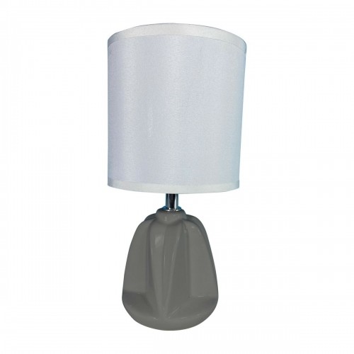 Desk lamp Versa Adam Grey Ceramic Textile (13 x 29 x 10,5 cm) image 1