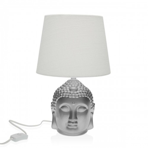Galda lampa Versa Sudrabains Buda Porcelāns (21 x 33 x 21 cm) image 1