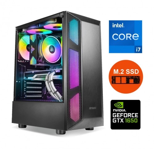 Mdata Gamer i7-10700 16GB 256GB SSD NVME 1TB HDD GTX 1650 4GB Windows 10 image 1