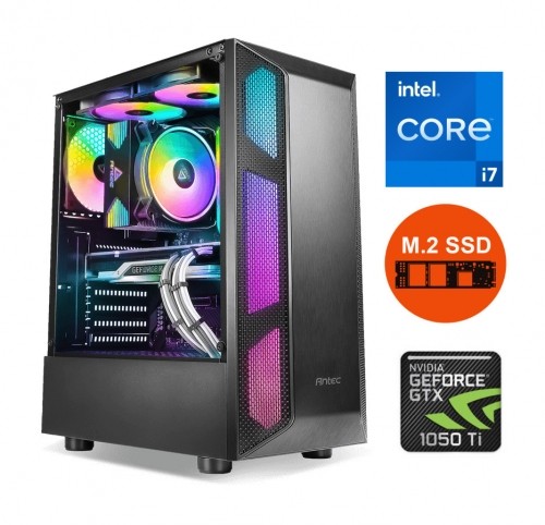 Mdata Gamer i7-10700 32GB 1TB SSD NVME 1TB HDD GTX 1050 Ti 4GB Windows 10 image 1