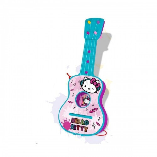 Детская гитара Hello Kitty Синий Розовый 4 Веревки image 1