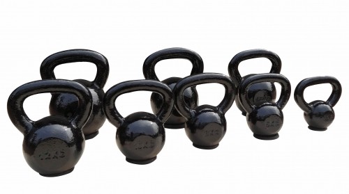 Kettlebell cast iron with rubber base TOORX 8kg image 1