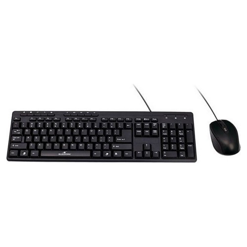 Keyboard and Mouse Bluestork BSPACKFIRSTII Black French AZERTY image 1