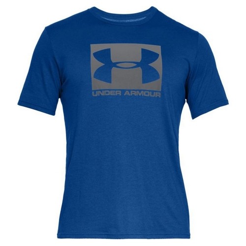 Vīriešu Krekls ar Īsām Piedurknēm Under Armour Boxed Sportstyle Zils image 1