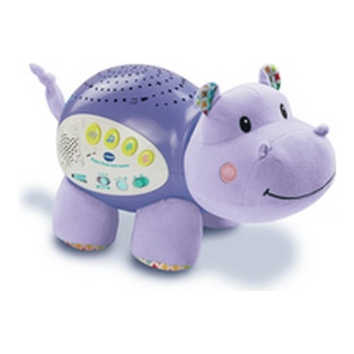 Soft toy with sounds Vtech Hippo Dodo Starry Night (FR) Purple image 1