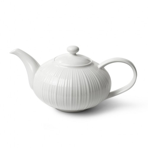 Fissman Фарфоровый чайник 1000мл ELEGANCE WHITE image 1