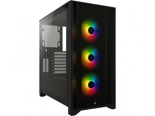 CORSAIR iCUE 4000X RGB TG Mid Tower BLACK image 1