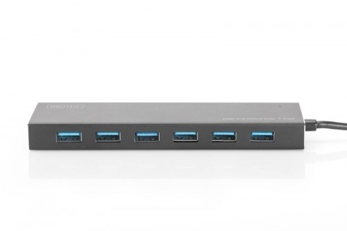 Digitus Hub 7-port USB 3.0 SuperSpeed., power supply, aluminum image 1