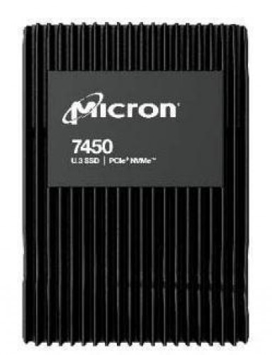 SSD|MICRON|SSD series 7450 MAX|3.2TB|PCIE|NVMe|NAND flash technology TLC|Write speed 5300 MBytes/sec|Read speed 6800 MBytes/sec|Form Factor U.3|TBW 17500 TB|MTFDKCC3T2TFS-1BC1ZABYYR image 1