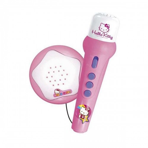 Karaoke Microphone Hello Kitty Fuchsia Pink image 1