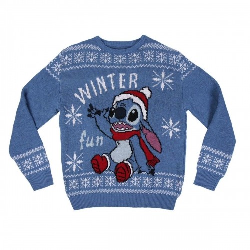 Свитер унисекс Stitch Синий image 1