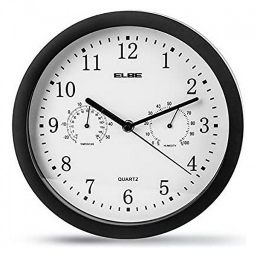 Wall Clock ELBE RP1005N White/Black image 1