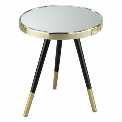 Side table DKD Home Decor Mirror Golden Steel (42,5 x 42,5 x 48 cm) image 1