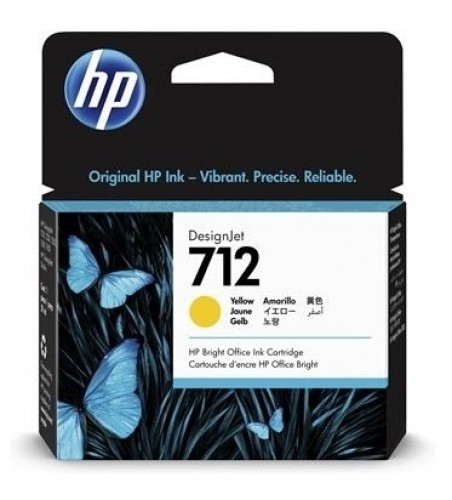 Hp Inc. Ink 712 29ml Yellow 3ED69A image 1