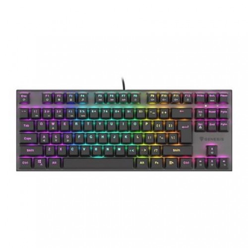 Genesis THOR 303 TKL, Mechanical Gaming Keyboard, RGB LED light, US, Black, Wired, USB Type-A image 1