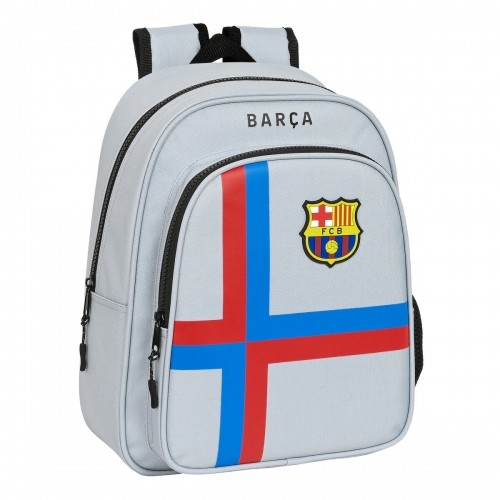 School Bag F.C. Barcelona Grey (27 x 33 x 10 cm) image 1