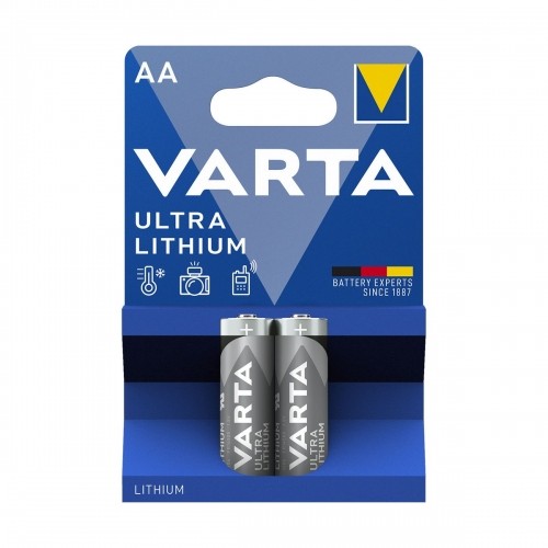 Batteries Varta Ultra Lithium 1,5 V (2 Units) image 1
