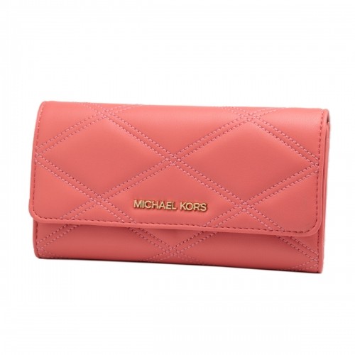 Somiņa Michael Kors 35S2GTVF3U-GRAPEFRUIT Rozā Āda (18 x 10 cm) image 1