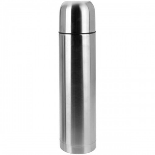 Thermos with Dispenser Stopper Excellent Houseware Stainless steel (1 L) image 1
