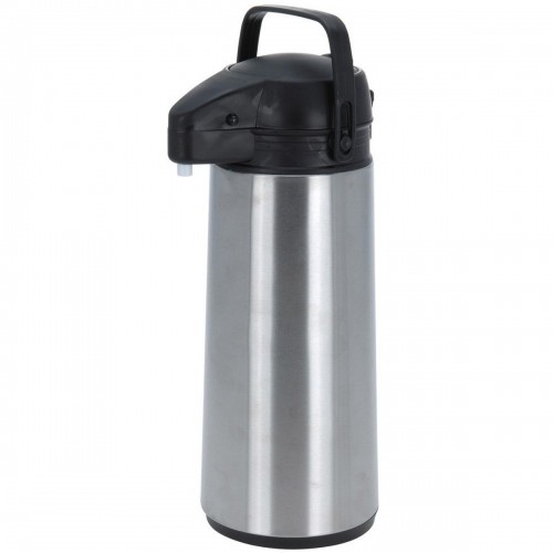 Thermos with Dispenser Stopper Excellent Houseware Stainless steel (1,9 L) image 1