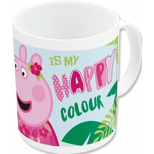 Mug Peppa Pig Having fun Ceramic Light Pink (350 ml) image 1