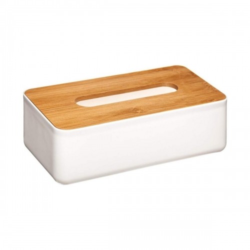 Коробка для салфеток 5five Baltik 25 x 13 x 8.7 cm Белый Бамбук image 1