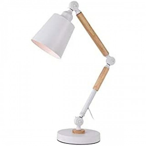 Настольная лампа EDM Деревянный Белый Металл (Ø 18 x 53 cm) image 1