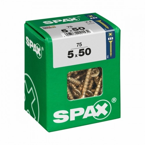 Screw Box SPAX Yellox Деревянный Плоская головка 75 Предметы (5 x 50 mm) image 1