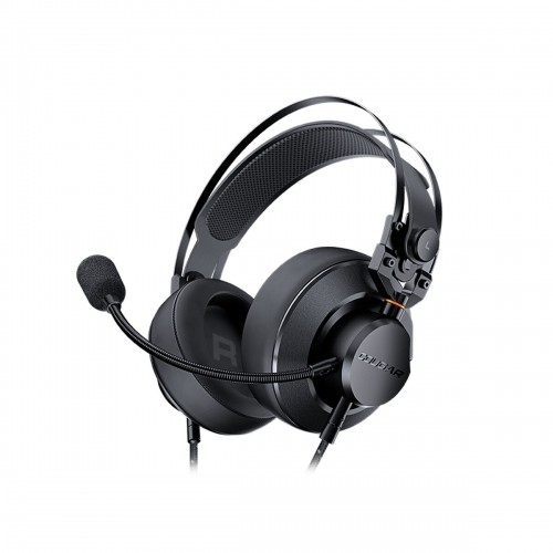 Headphones with Microphone Cougar M410 Gaming Classic Black image 1